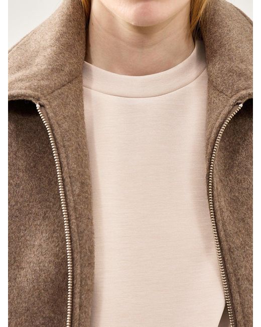 SELECTED Blue Oversized Tenny T-Shirt Cream