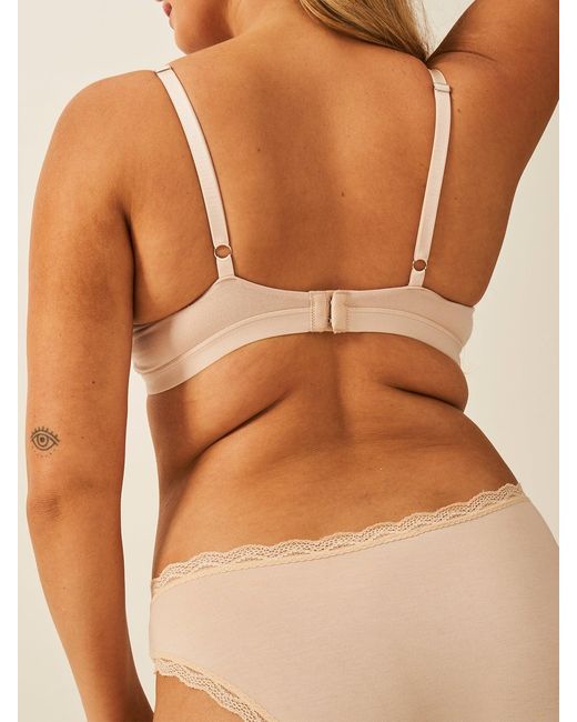 Stripe & Stare Pink Sculpt Padded Bra Nude