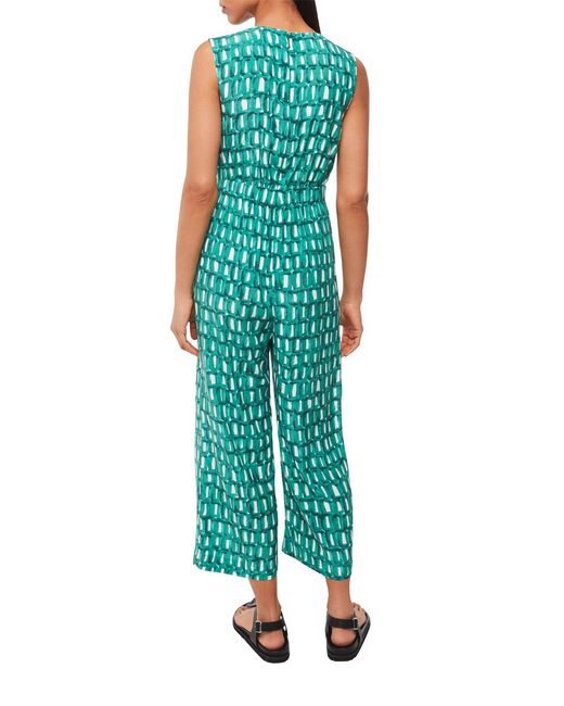 Whistles Green Remmie Jumpsuit