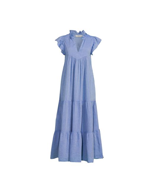 Devotion Twins Blue Women's Erietta Long Dress