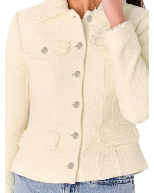 Whistles Natural Lucie Boucle Jacket
