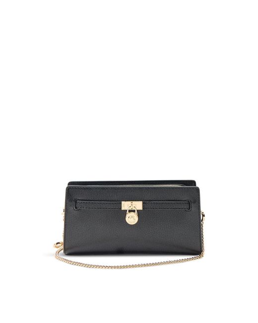 Michael Kors Black Hamilton Moderne Convertible Crossbody Bag
