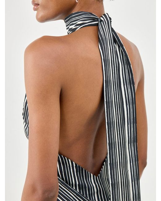 Pretty Lavish Gray Jemima Cowl Neck Maxi Dress