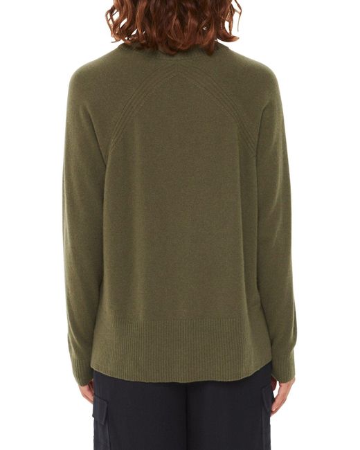 Whistles Green Women's Ultimate Cashmere Crew Neck