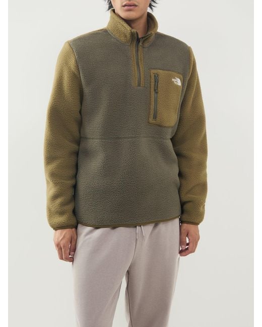 The North Face Green Yumiori Quarter-Zip Fleece for men