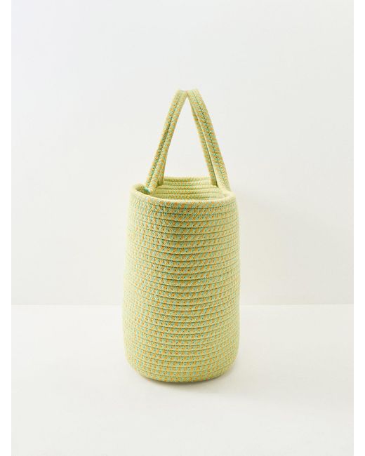 Pieces Green Christine Basket Bag