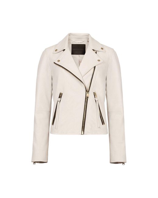 AllSaints Natural Dalby Biker