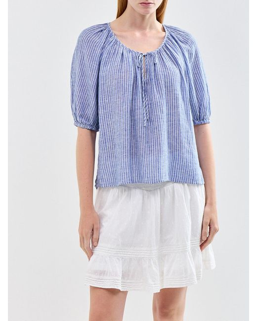 Rails Blue Kirstie Top Stripe