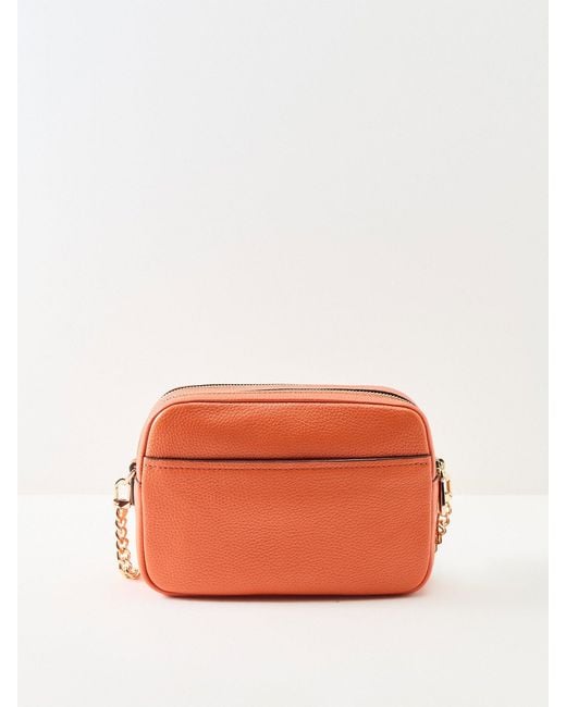 Michael Kors Orange Bryant Camera Crossbody Bag