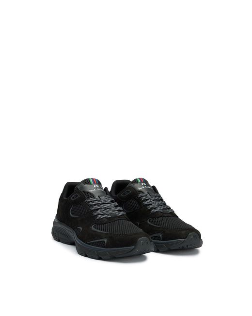 Paul Smith Black Shane Nubuck Trainers for men