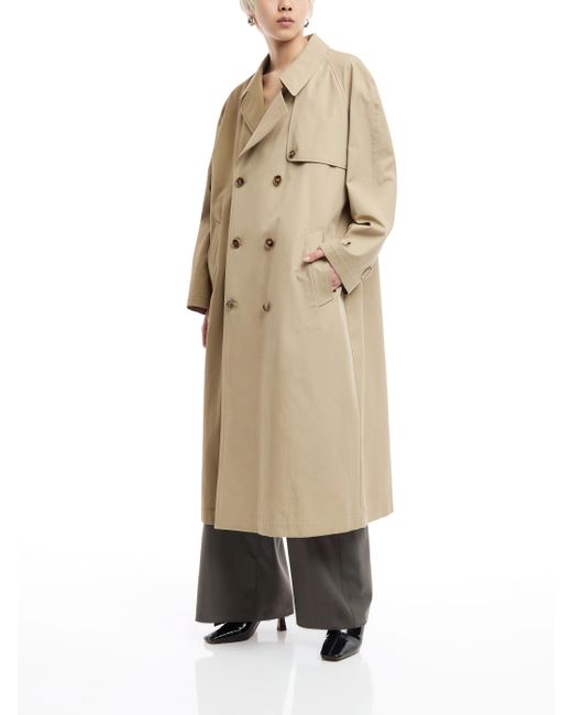 MM6 by Maison Martin Margiela Natural Women's Trench Coat