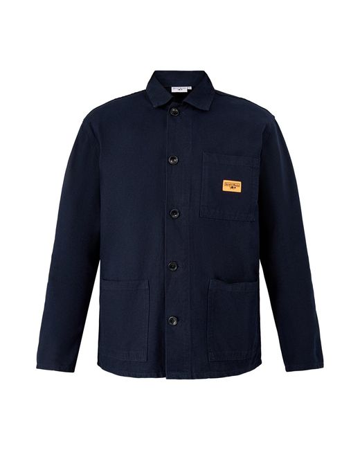 Service Works Blue Canvas Chore Shirt for men