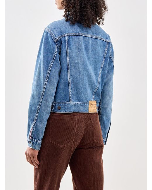 Polo Ralph Lauren Blue Standard Unlined Trucker Jacket