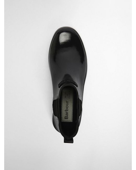 Barbour Black Alexa Lou Wedge Wellie Boots