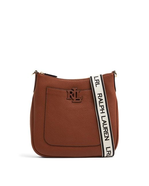 Ralph Lauren Brown Women's Cameryn 27 Large Crossbody