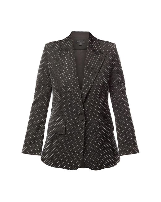 Nadine Merabi Black Kira Hotfix Blazer