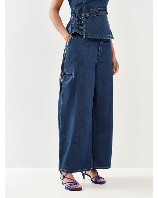 Damson Madder Blue Augusta Straight Leg Jeans