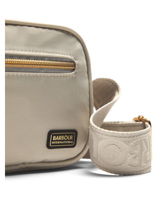 Barbour Gray Qualify Micro Crossbody Bag