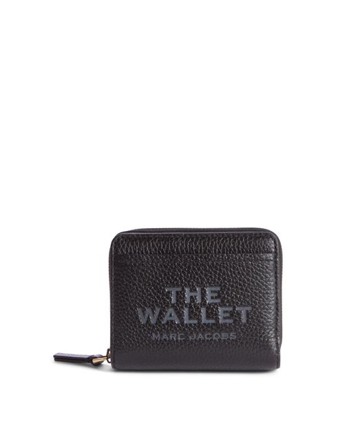 Marc Jacobs Black Women's The Leather Mini Compact Wallet