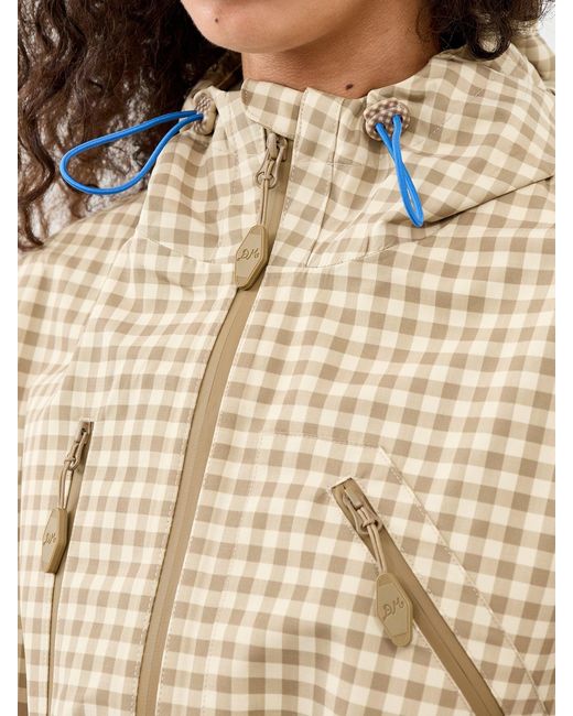 Damson Madder Natural Matilda Raincoat Gingham