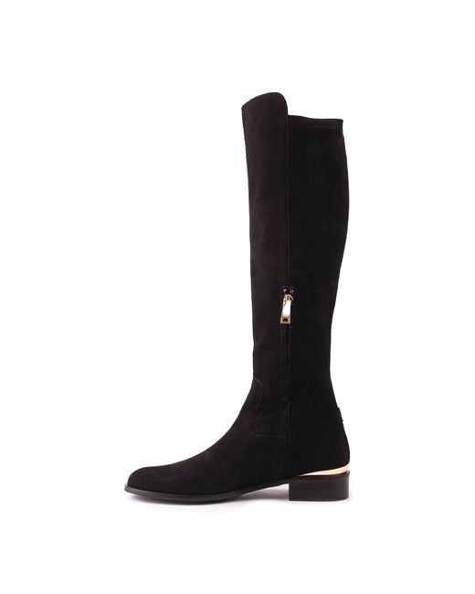 Holland Cooper Black Women's Albany Knee Boots