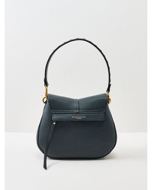 Gianni Chiarini Blue Helena Round Shoulder Bag