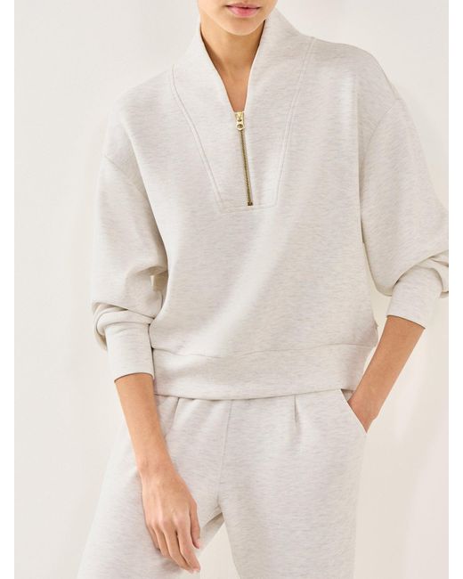 Varley White Davidson Sweat