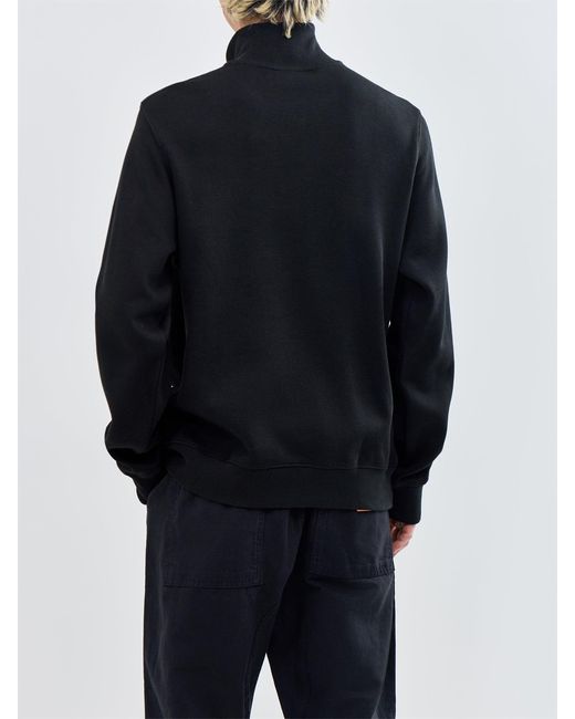 Lacoste Black Half-Zip Sweatshirt for men