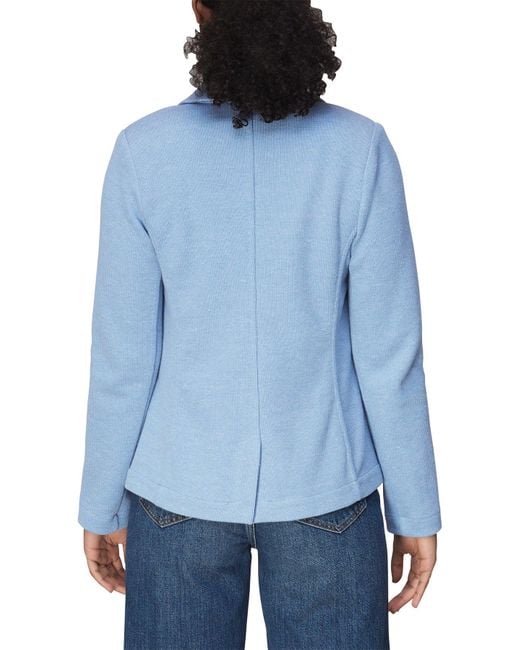 Whistles Blue Women's Slim Jersey Jacket