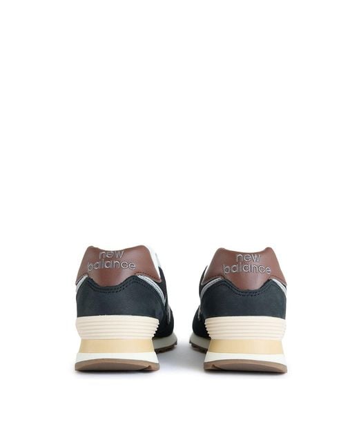 New Balance Blue 574 Suede Trainers for men