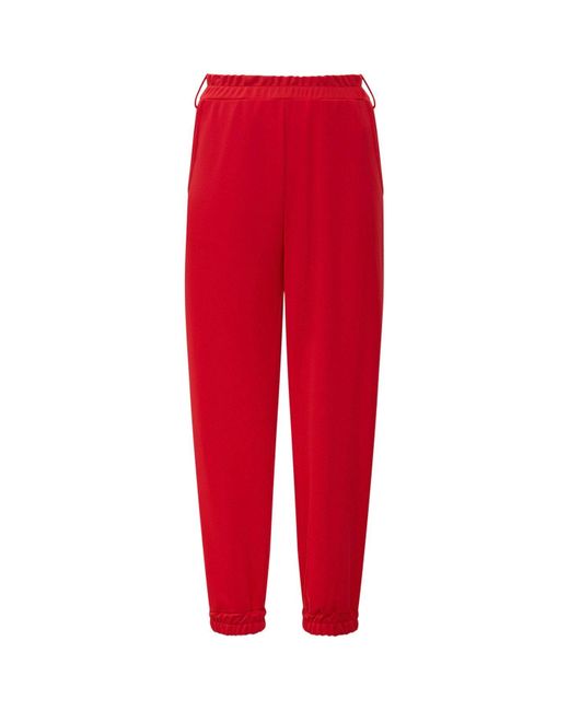 James Lakeland Red Jersey Joggers