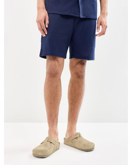 Polo Ralph Lauren Blue Knit Sweatshorts for men