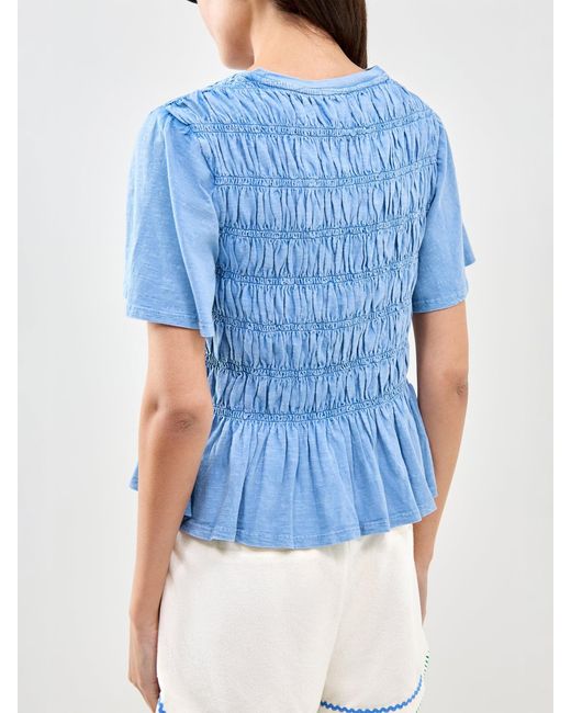 FRNCH Blue Marica Top