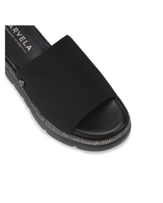 Carvela Kurt Geiger Black Dazzle Flatform