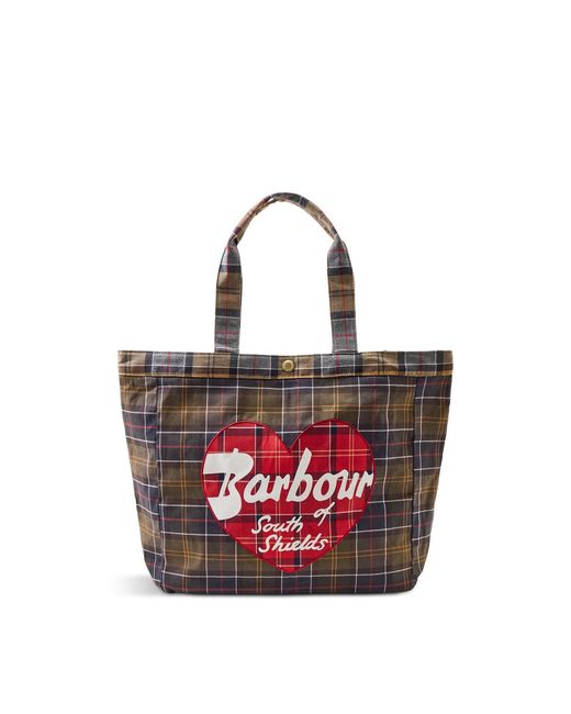 Barbour Pink Heart Tote Bag