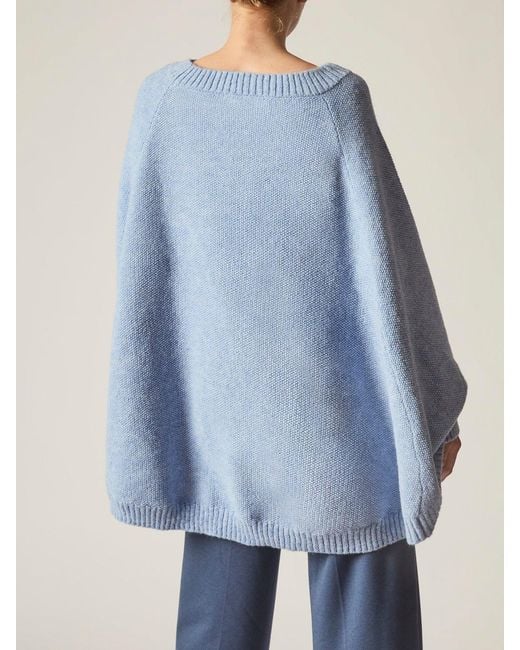 James Lakeland Blue Oversized Pullover
