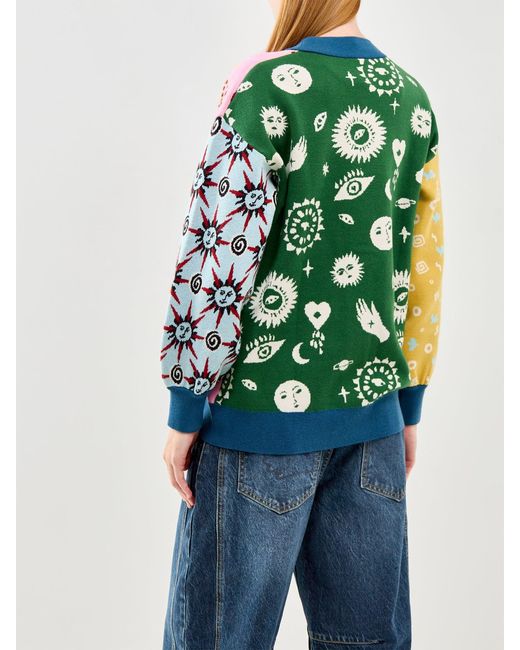 Never Fully Dressed Blue Morocco Cardigan