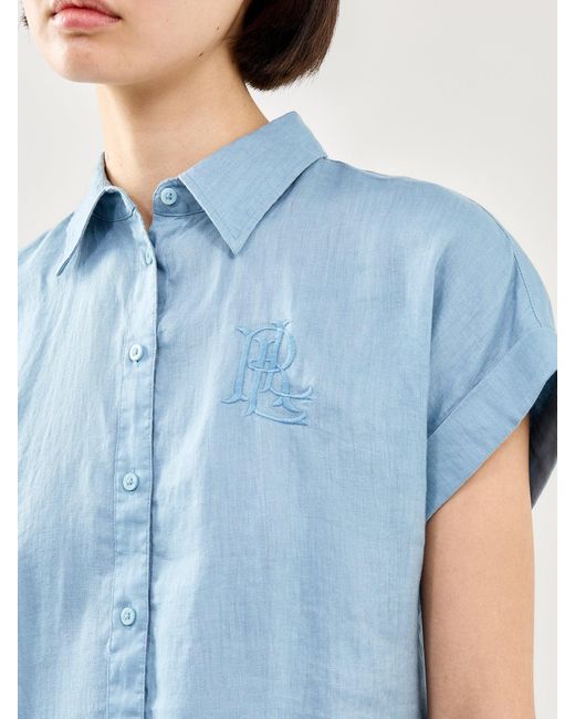 Ralph Lauren Blue Short Sleeve Shirt