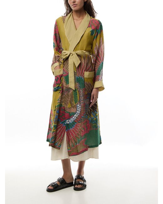 One Hundred Stars Green Crane Gown