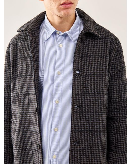 SELECTED Blue Sander Relaxed Oxford Shirt Stripe for men