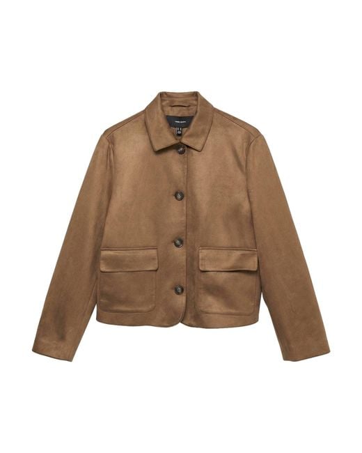Vero Moda Brown Jose Kelly Short Jacket