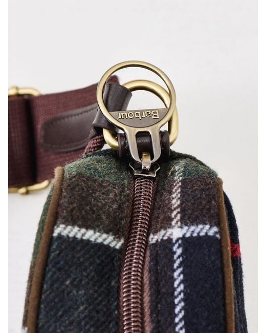 Barbour Black Contin Tartan Mini Crossbody Bag