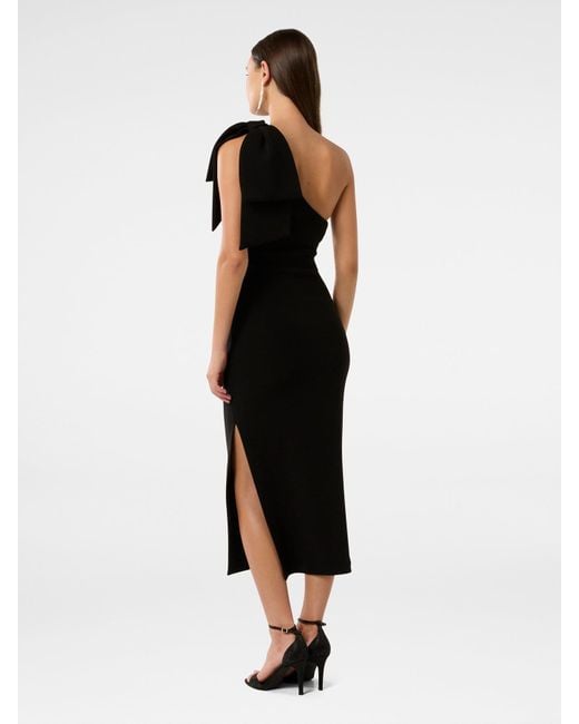 Forever New Black Jade Bow Bodycon Dress