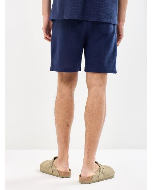 Polo Ralph Lauren Blue Knit Sweatshorts for men
