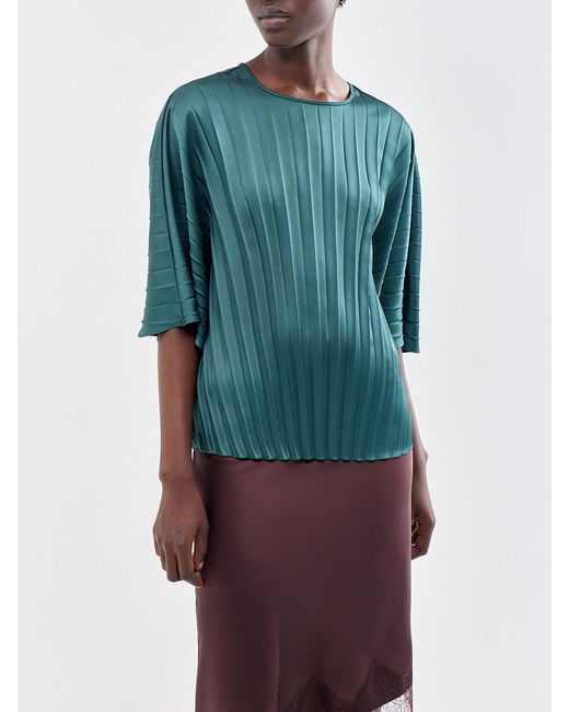 Weekend by Maxmara Blue Aureo Woven Waistcoat