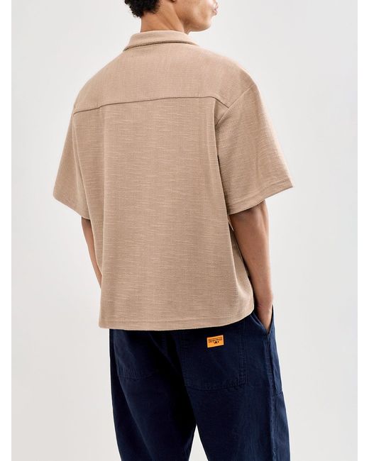 Only & Sons Natural Andre Relaxed Short Sleeve Shirt for men