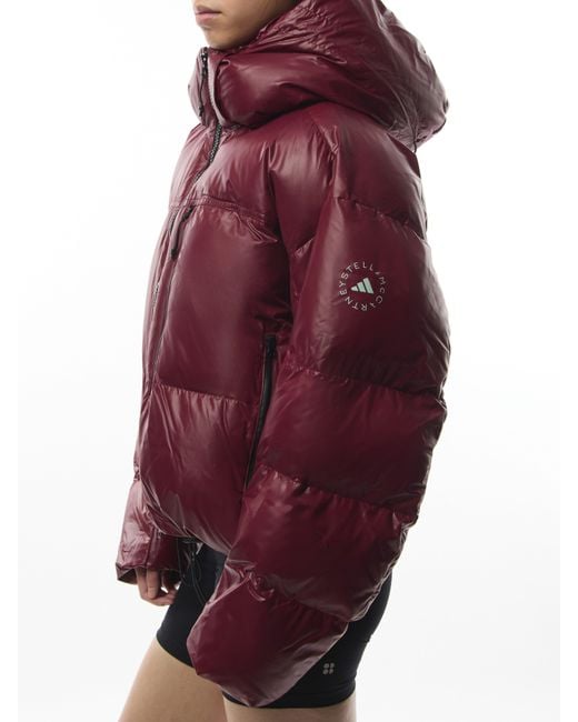 Adidas By Stella McCartney Red Women's Asmc Coat True Nature Padded