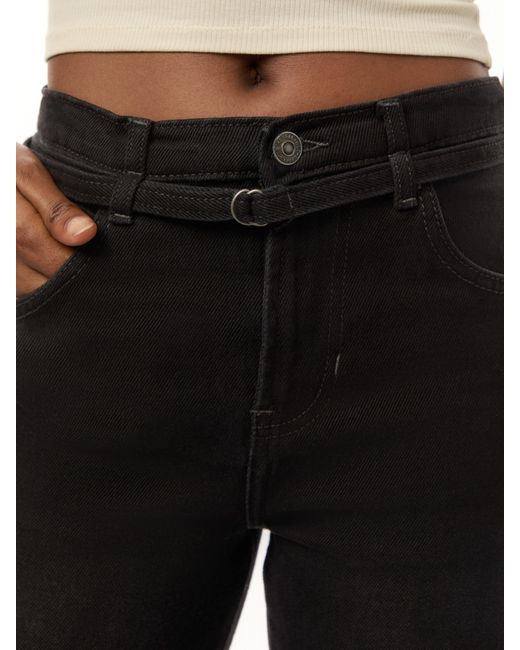 Free People Black Women's Wtf Sabine Slim A Line Jean