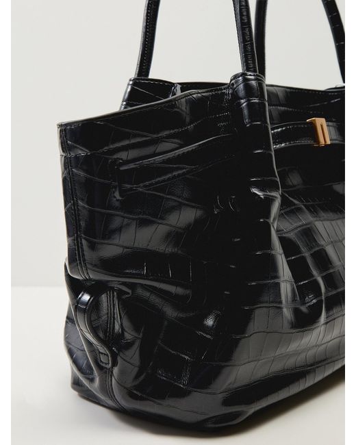 JW PEI Black Hana Medium Tote Bag