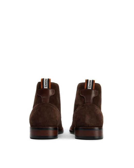 Simon Carter Brown Allos Chukka Boots for men